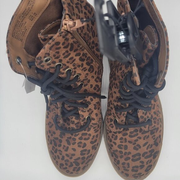 Leopard Women's Lug Boot 7 NWT - Picture 7 of 9